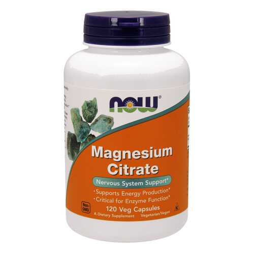 Магний NOW Magnesium Citrate Caps 120 капс. без вкуса в Сибирское Здоровье