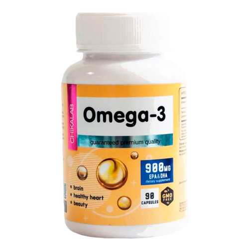 Омега-3 рыбий жир Chikalab Omega-3 900 мг капсулы 90 шт. в Сибирское Здоровье