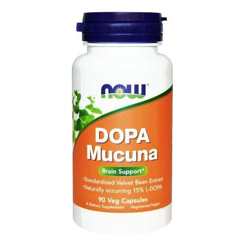 Добавка для памяти NOW Dopa Mucuna 90 капс. натуральный в Сибирское Здоровье