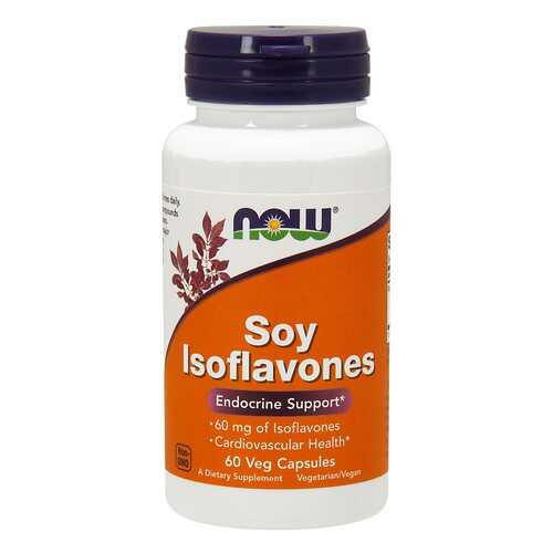 Добавка для сердца и сосудов NOW Soy Isoflavones 60 капсул в Сибирское Здоровье