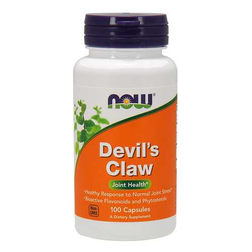 Добавка для здоровья NOW Devils Claw Root 100 капс. натуральный в Сибирское Здоровье