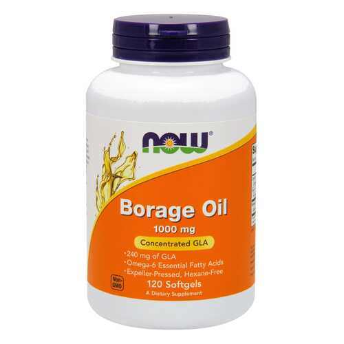 Другие масла и жиры NOW Borage Oil 60 капс. в Сибирское Здоровье