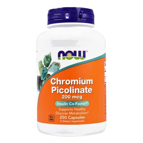 Хром NOW Chromium Picolinate 250 капс. без вкуса в Сибирское Здоровье