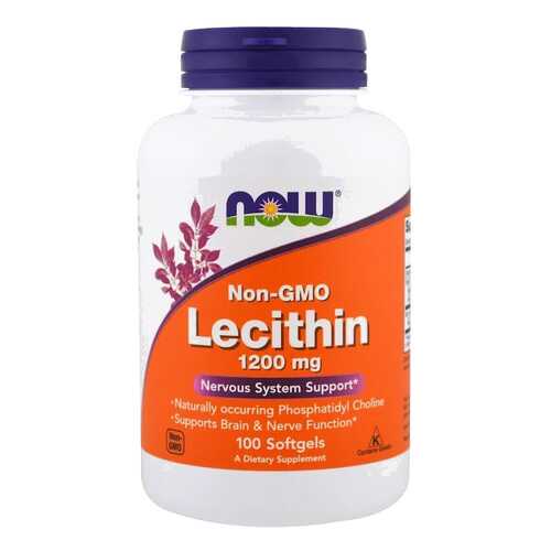 Лецитин NOW Lecithin 100 капс. натуральный в Сибирское Здоровье