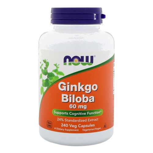 Многокомпонентный препарат NOW Ginkgo Biloba 240 капс. нейтральный в Сибирское Здоровье