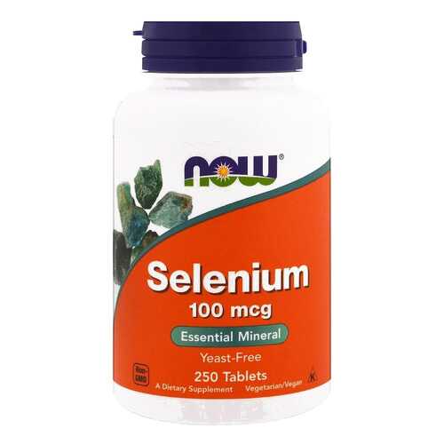 Селен NOW Selenium 250 табл. без вкуса в Сибирское Здоровье