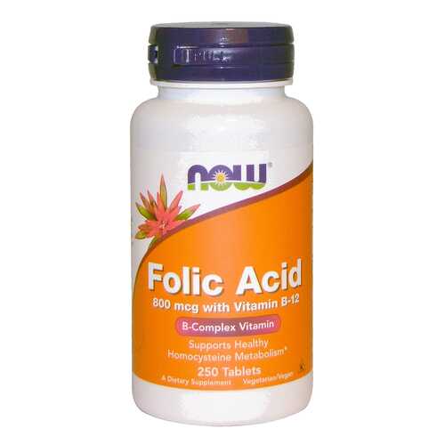 Фолиевая кислота NOW Folic Acid 250 табл. в Сибирское Здоровье