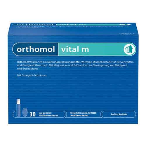 Vital M Orthomol жидкость фл. 20 мл + капсулы 800 мг + капсулы 700 мг 30 шт. в Сибирское Здоровье