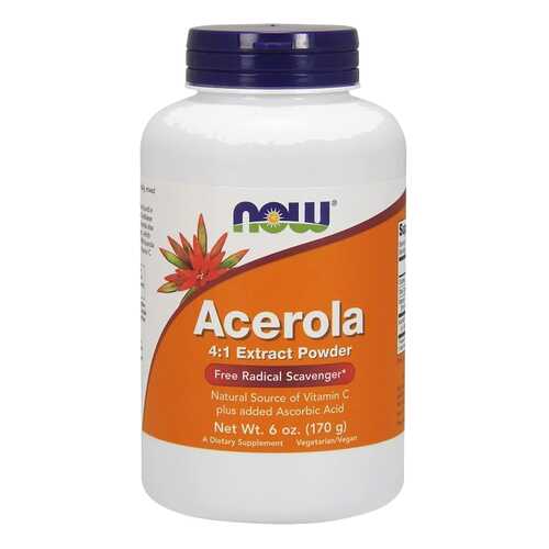 Антиоксидант NOW Acerola Powder 170 г натуральный в Сибирское Здоровье