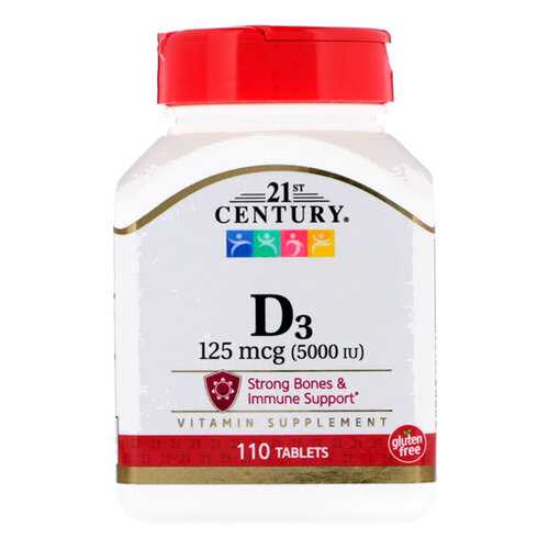 Витамин D-3 21st Century Vitamin D-3 5000 ME таблетки 110 шт. в Сибирское Здоровье