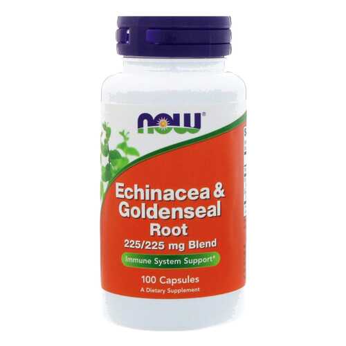 Добавка для иммунитета NOW Echinacea & Goldenseal Root Blend 100 капс. в Сибирское Здоровье