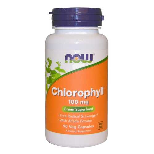 Добавка для здоровья NOW Chlorophyll 90 капс. натуральный в Сибирское Здоровье