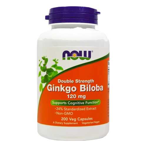 Добавка для здоровья NOW Double Strength Ginkgo Biloba 200 капсул в Сибирское Здоровье