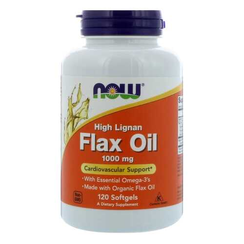 Льняное масло NOW Flax Oil 120 капс. в Сибирское Здоровье