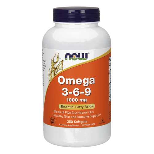 NOW Omega 3-6-9 1000 250 капсул в Сибирское Здоровье