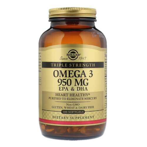 Omega-3 Solgar Epa&Dha Triple Strength 100 капс. в Сибирское Здоровье