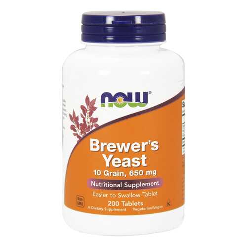 Витамин B NOW Brewers yeast 200 табл. в Сибирское Здоровье