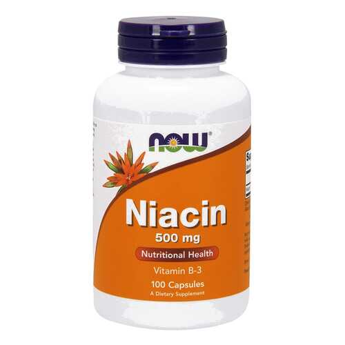 Витамины группы B Now Niacin (500 мг) 100 капсул в Сибирское Здоровье